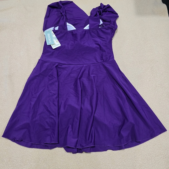 SHEKINI Women's Skirt One Piece Swimdress Swimsuit Bathing Suit Size Large - Picture 2 of 15